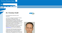Desktop Screenshot of christian-steidl.de