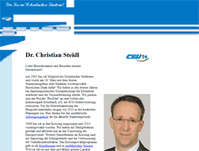 Tablet Screenshot of christian-steidl.de